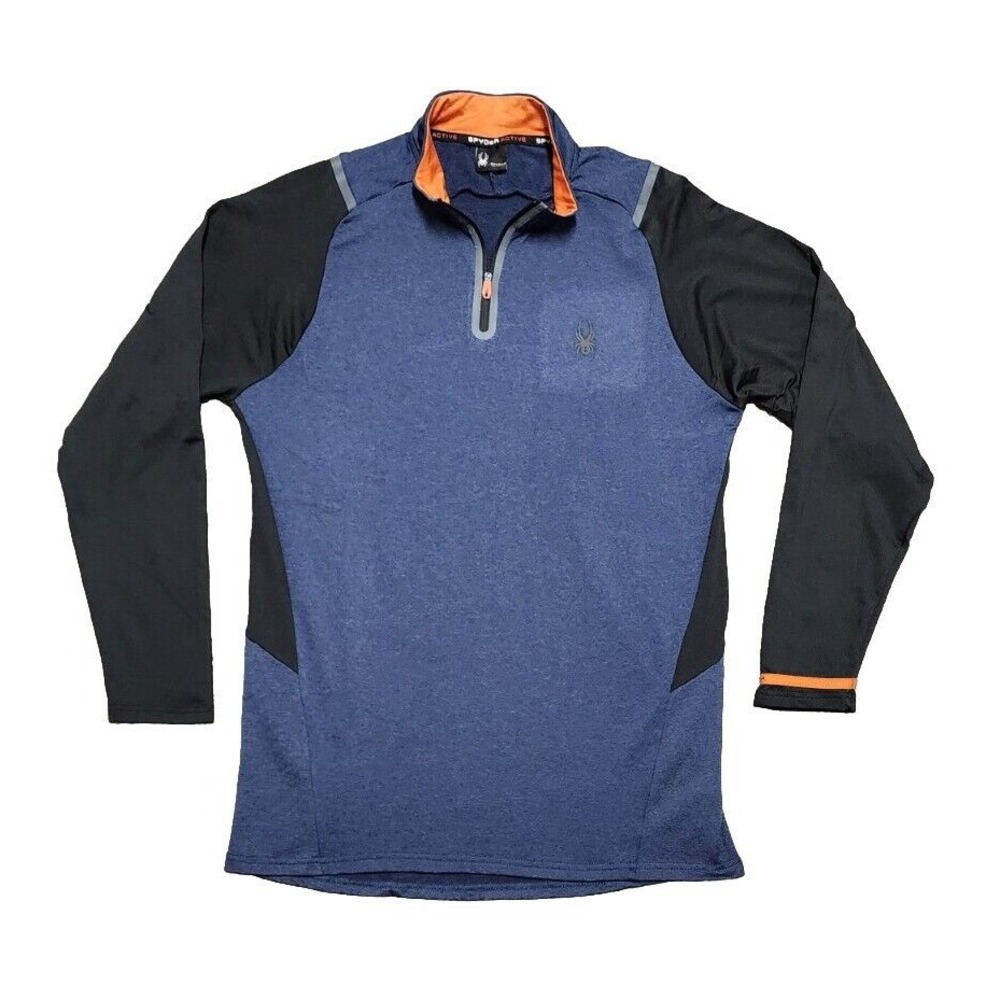 Spyder‎ Active Sweatshirt Mens XL Knit 1/4 Zip Pullover